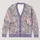 Lavender Vintage Floral Blooms For Everyday Commutes And Casual Autumn Layering For Women All-over Print Knitted Cardigan - 1
