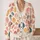 Colorful Seashell Motif For Coastal Everyday Layering And Home To Office Outfits All-over Print Knitted Cardigan - 2