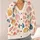 Colorful Seashell Motif For Coastal Everyday Layering And Home To Office Outfits All-over Print Knitted Cardigan - 4