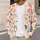 Colorful Seashell Motif For Coastal Everyday Layering And Home To Office Outfits All-over Print Knitted Cardigan - 5