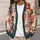 Heart Patchwork Motif for Cozy Autumn Layering, Romantic Everyday Style for Women All-over Print Knitted Cardigan - 5