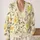 Golden Lily Garden for Easy Fall Layering and Cozy Weekend Style for Women All-over Print Knitted Cardigan - 2