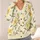 Golden Lily Garden for Easy Fall Layering and Cozy Weekend Style for Women All-over Print Knitted Cardigan - 4