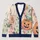 Pastel Halloween Ghost Pumpkin Stars for Casual Autumn Outings and Everyday Wear for Women All-over Print Knitted Cardigan - 1