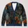 Halloween Witch Pumpkin Haunted House Autumn Night Style For Women, Cozy Layering All-over Print Knitted Cardigan - 1