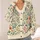 Botanical Dragonfly Garden Motifs for Everyday Office and Weekend Layering Style All-over Print Knitted Cardigan - 4