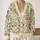 Botanical Dragonfly Garden Motifs for Everyday Office and Weekend Layering Style All-over Print Knitted Cardigan - 2
