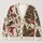 Christmas Snowman, Evergreen Tree and Fireplace Scene for Cozy Women's Holiday Style All-over Print Knitted Cardigan - 1