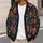 Sacred Heart Sunburst Motifs For Romantic Autumn Layering And Everyday Boho Style All-over Print Knitted Cardigan - 5