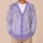 Lavender Floral Layering Style for Relaxed Everyday Outfits and Spring Weekend Wear All-over Print Knitted Cardigan - 6