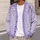 Lavender Floral Layering Style for Relaxed Everyday Outfits and Spring Weekend Wear All-over Print Knitted Cardigan - 5