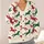 Red And Green Galloping Horses For Festive Equestrian Layering, Horse-Loving Women All-over Print Knitted Cardigan - 4