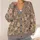 Vintage Meadow Blooms for Easy Everyday Layering, Youthful Cottagecore Weekend Wardrobe All-over Print Knitted Cardigan - 4