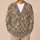 Vintage Meadow Blooms for Easy Everyday Layering, Youthful Cottagecore Weekend Wardrobe All-over Print Knitted Cardigan - 6