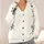 Snowman Snowflake Winter Cheer for Cozy Holiday Layering, Youthful Seasonal Style All-over Print Knitted Cardigan - 4