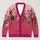 Romantic Pink Rose Border for Autumn Layering and Everyday Women's Weekend Outings All-over Print Knitted Cardigan - 1