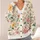 Watercolor Floral Garden for Easy Spring Layering, Romantic Everyday Style for Her All-over Print Knitted Cardigan - 4