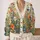 Colorful Wildflower Meadow Botanical Motifs For Relaxed Weekend Layering, Nature Lovers All-over Print Knitted Cardigan - 2