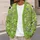 Sheep and Black Dog Meadow Scene for Cozy Countryside Layering Youthful Style All-over Print Knitted Cardigan - 5