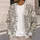 Ivory Botanical Blossoms on Taupe Plaid for Cozy Everyday Layering and Weekend Style All-over Print Knitted Cardigan - 5