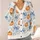 Pumpkin And Blue Bow Autumn Style For Halloween Gatherings And Cozy Days For Women All-over Print Knitted Cardigan - 4