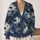 Moonlit Bats And Stars For Cozy Autumn Layering, Whimsical Night Style For Women All-over Print Knitted Cardigan - 2