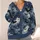 Moonlit Bats And Stars For Cozy Autumn Layering, Whimsical Night Style For Women All-over Print Knitted Cardigan - 4