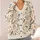 Rustic Birds and Autumn Leaves for Relaxed Everyday Layering, Women’s Countryside Style All-over Print Knitted Cardigan - 4