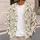 Rustic Birds and Autumn Leaves for Relaxed Everyday Layering, Women’s Countryside Style All-over Print Knitted Cardigan - 5