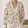 Rustic Birds and Autumn Leaves for Relaxed Everyday Layering, Women’s Countryside Style All-over Print Knitted Cardigan - 2