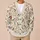 Rustic Birds and Autumn Leaves for Relaxed Everyday Layering, Women’s Countryside Style All-over Print Knitted Cardigan - 6