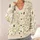 Bumblebee Daisy Meadow Motif for Relaxed Cottagecore Layering and Everyday Style All-over Print Knitted Cardigan - 4