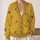 Honey Bees and White Flight Trails for Relaxed Weekend Layering and Garden Strolls All-over Print Knitted Cardigan - 2
