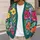 Colorful Botanical Florals for Relaxed Layering, Weekend Strolls, and Creative Women All-over Print Knitted Cardigan - 5