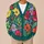 Colorful Botanical Florals for Relaxed Layering, Weekend Strolls, and Creative Women All-over Print Knitted Cardigan - 6