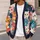 Colorful Cat Faces for Cozy Everyday Layering, Gift Giving, and Playful Cat Lovers All-over Print Knitted Cardigan - 5