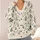 Delicate Evergreen Sprigs and Rosebud Accents for Cozy Everyday Layering for Women All-over Print Knitted Cardigan - 4