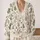 Delicate Evergreen Sprigs and Rosebud Accents for Cozy Everyday Layering for Women All-over Print Knitted Cardigan - 2
