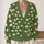 Sheep Meadow Motif For Relaxed Weekend Layering And Countryside Streetwear Styling All-over Print Knitted Cardigan - 2