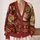 Christmas Cat Holding Wine Glass for Cozy Holiday Gatherings, Women’s Seasonal Gift All-over Print Knitted Cardigan - 2