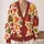 Autumn Maple Leaf Foliage for Cozy Fall Layering and Everyday Women's Casual Style All-over Print Knitted Cardigan - 2