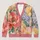 Vintage Impressionist Floral Blooms for Office Casual Fall Layering Women's Wardrobe All-over Print Knitted Cardigan - 1