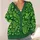 Green Paisley Clover Swirls For St. Patrick’s Day Gatherings And Everyday Women All-over Print Knitted Cardigan - 4