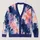 Abstract Watercolor Splashes for Travel Style and Creative Everyday Layering Looks All-over Print Knitted Cardigan - 1