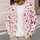 Pink Heart Motifs for Romantic Everyday Layering and Soft Feminine Style for Women All-over Print Knitted Cardigan - 5