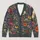 Dense Wildflower Meadow Motifs for Casual Layering and Everyday Women's Wardrobe All-over Print Knitted Cardigan - 1