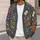 Dense Wildflower Meadow Motifs for Casual Layering and Everyday Women's Wardrobe All-over Print Knitted Cardigan - 5