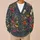 Dense Wildflower Meadow Motifs for Casual Layering and Everyday Women's Wardrobe All-over Print Knitted Cardigan - 6