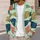 Colorful Fish Motifs for Coastal Everyday Layering, Relaxed Sea Lover Style Outfits All-over Print Knitted Cardigan - 5