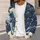 Indigo Ocean Waves With Japanese Coastal Style For Relaxed Everyday Layering Women All-over Print Knitted Cardigan - 5